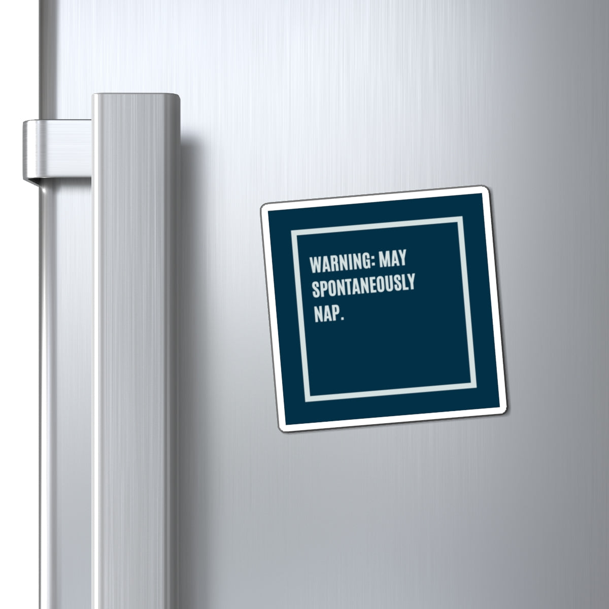Warning May Spontaneously Nap Magnet, Funny ADHD Gift, Neurodivergent Humour, AuDHD Autism Magnet