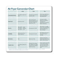 Air Fryer Conversion Chart Magnet, ADHD Kitchen Aid, Cooking Conversion Fridge Magnet, Neurodivergent Gift