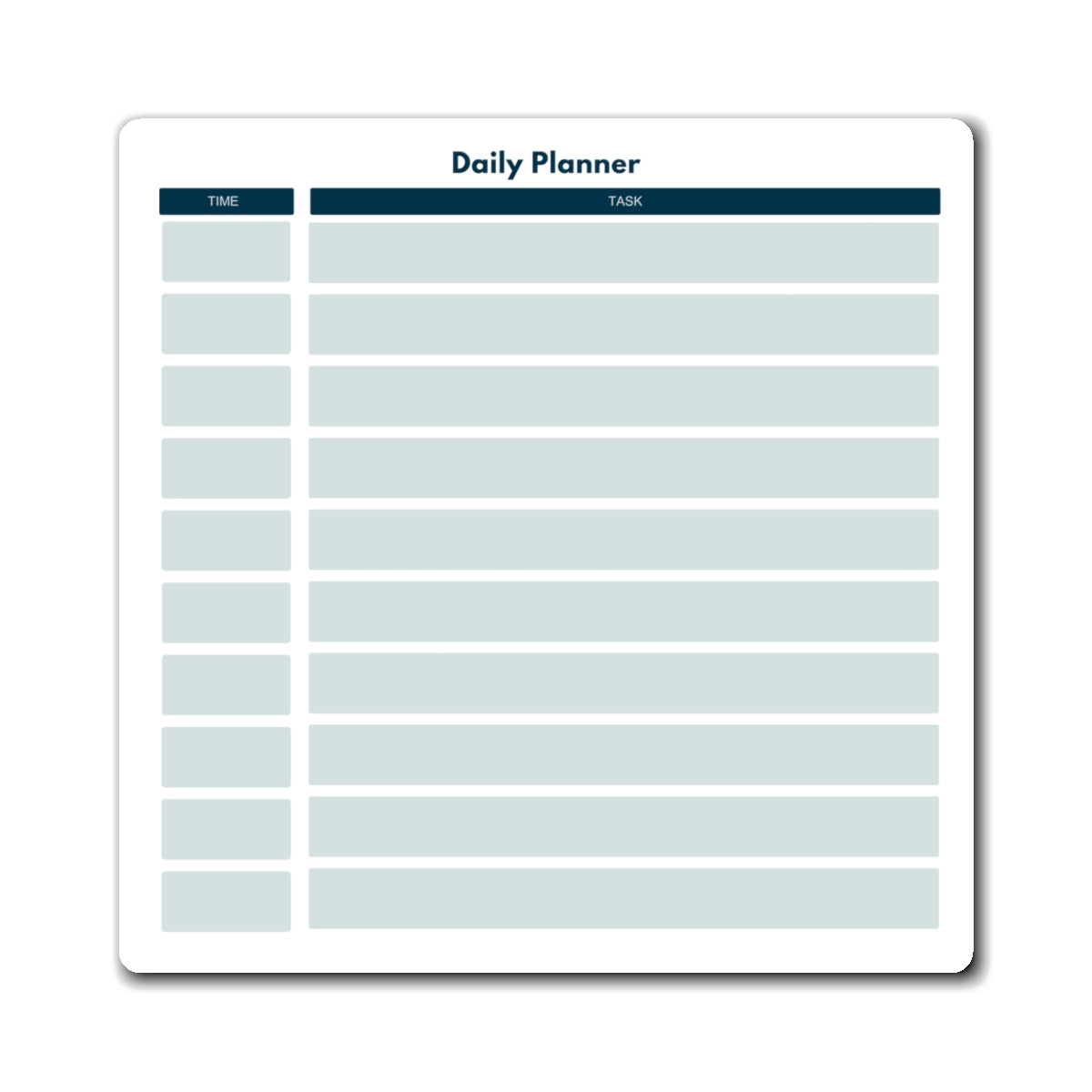 Daily Planner Magnet, ADHD Time Management Tool, Neurodivergent Planner, Autism Routine Aid